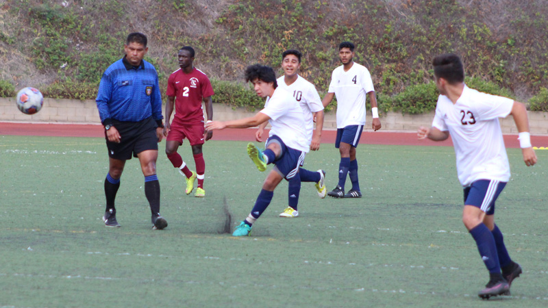 The Citrus College Men's Soccer team was shutout at Moorpark.