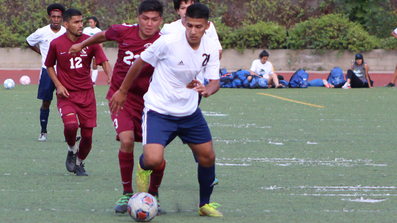 Freshman Joel Rosales scored his fifth of the year in Citrus win at Canyons.