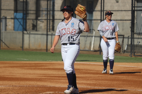 Freshman Autumn Bartholomy pitched 2.1 innings of scoreless relief in Citrus' 7-2 loss to El Camino on Saturday.
