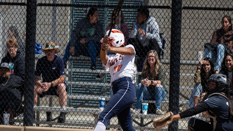 Jillian Walker went 2-for-4 with one run and five RBIs against LA Mission. Photo by Jacob Bramley