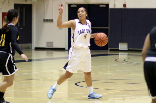 Freshman Janae Chamois had a game high 21 points in Citrus' loss at Antelope Valley. Photo By: Natalia Ponce