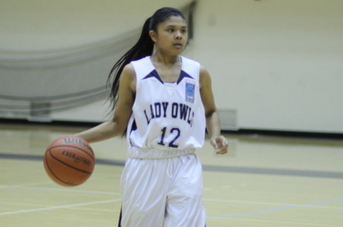 Freshman Tiffany Villaruz scored nine points and 4 of 8 from the field in Citrus' loss to LA Valley.
