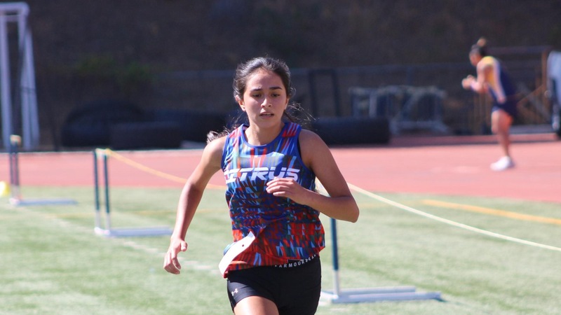 Adriana Torres represented Citrus College with a time of 20:53.1 to take 77th.